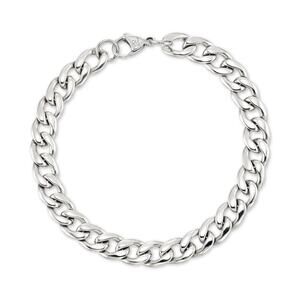 Legacy for Men by Simone I. Smith Curb Chain Bracelet in Stainless Steel #169